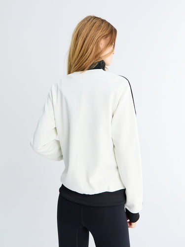 Adidas - Classic TT Track Jacket in Off White and Black