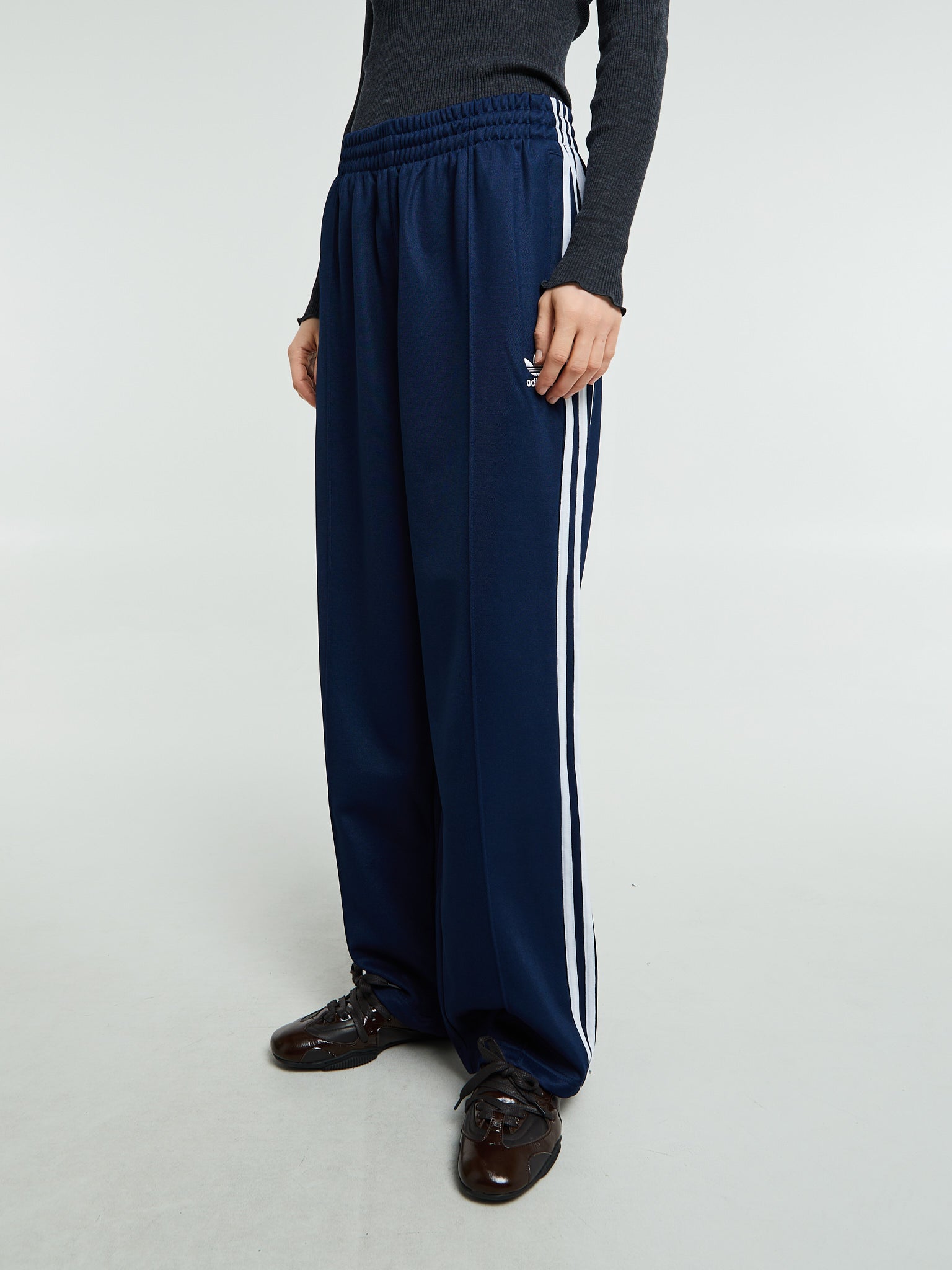 Adicolor Baggy Fit Firebird Track Pants in Night Indigo