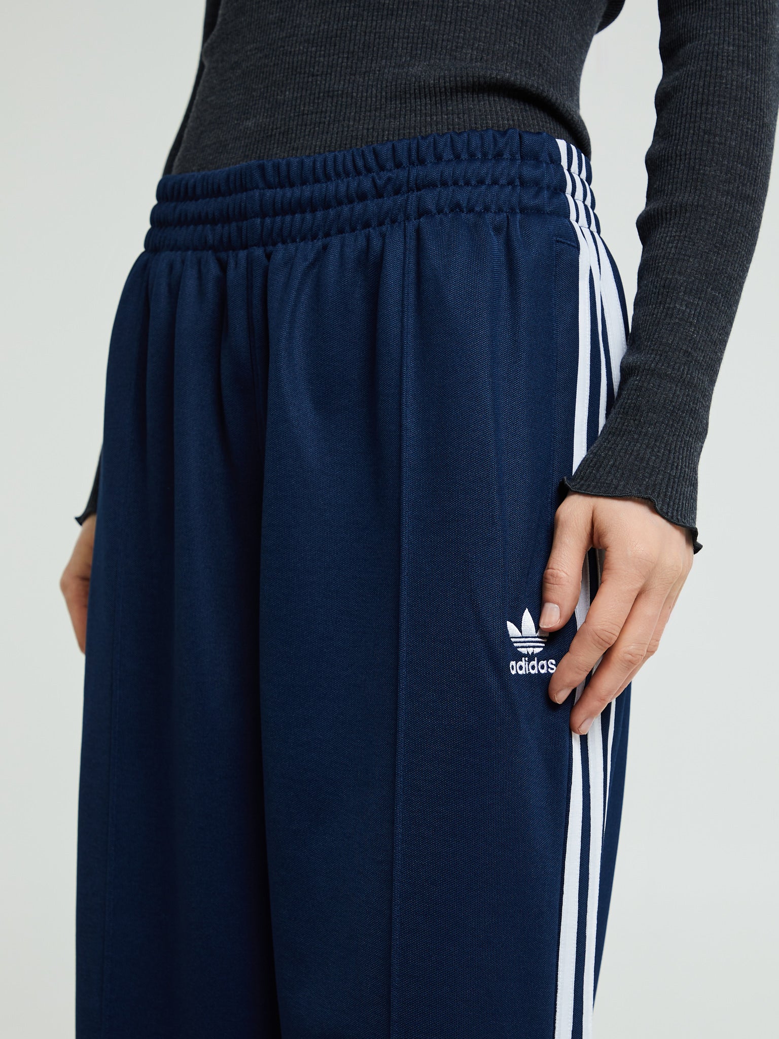 Adicolor Baggy Fit Firebird Track Pants in Night Indigo