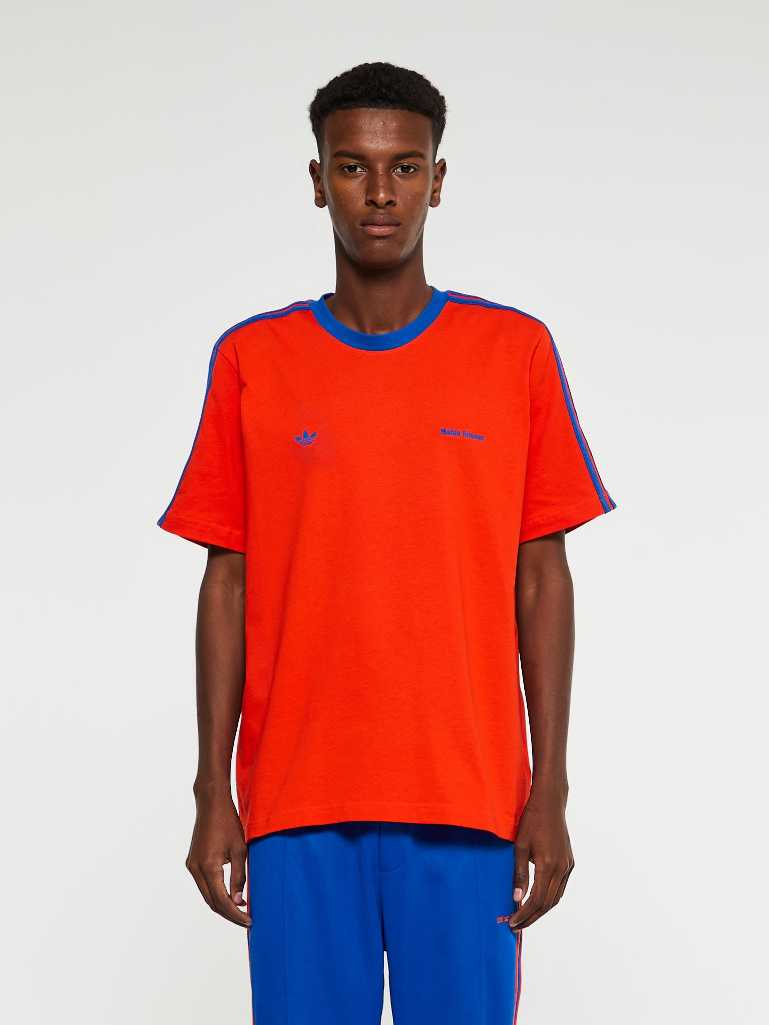 Wales Bonner T-Shirt in Orange and Blue