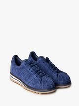 Adidas - Adidas x Clot by Edison Chen Superstar Sawtooth in Dark Blue, Cardboard, Tech Indigo