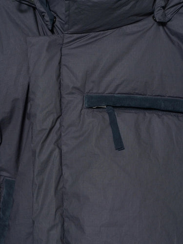 AF Agger - Organic Cotton Ripstop Puffer Jacket in Navy