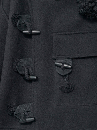 AF Agger - Hainsworth Wool Officer Jacket in Black