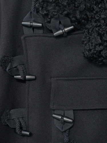AF Agger - Hainsworth Wool Officer Jacket in Black
