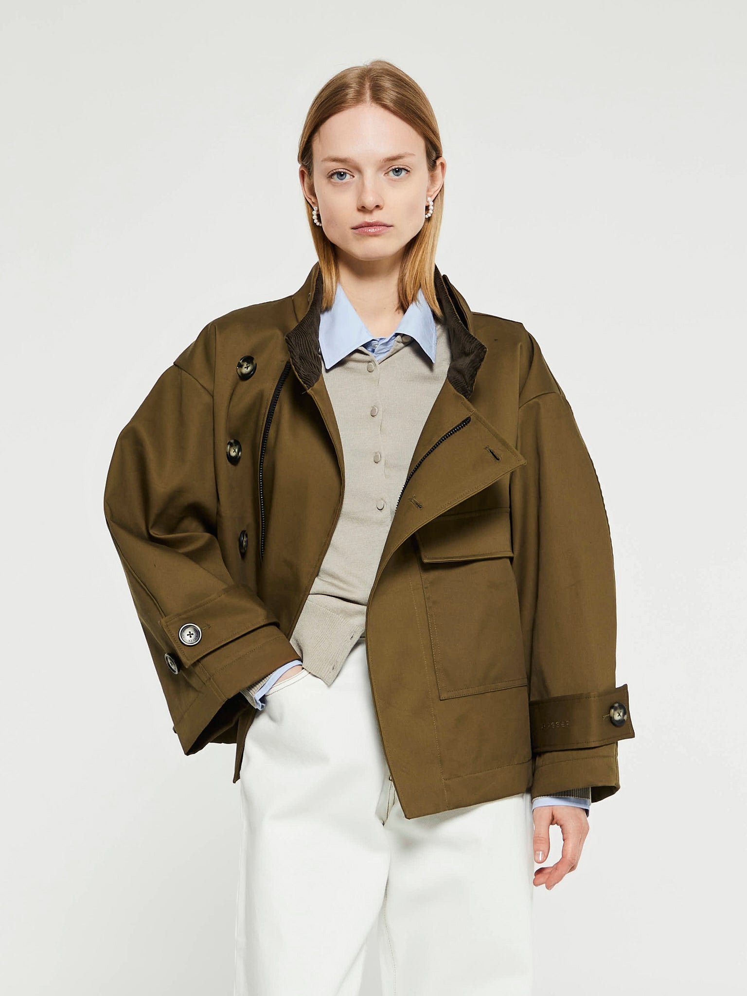 Water Resistant Jacket in Loden