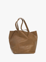 AF Agger - Tote bag Leather in Brown