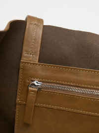 AF Agger - Tote bag Crosta in Brown Crosta