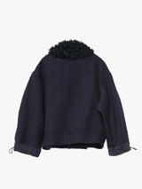 AF Agger - Hainsworth Wool Officer Jacket in Navy