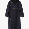 AF Agger - Hainsworth Wool Officer Coat in Navy