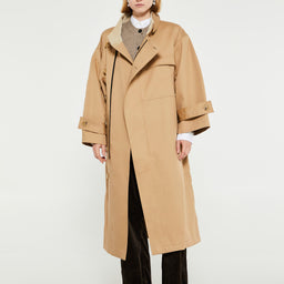 AF Agger - Water Resistant Coat in Beige