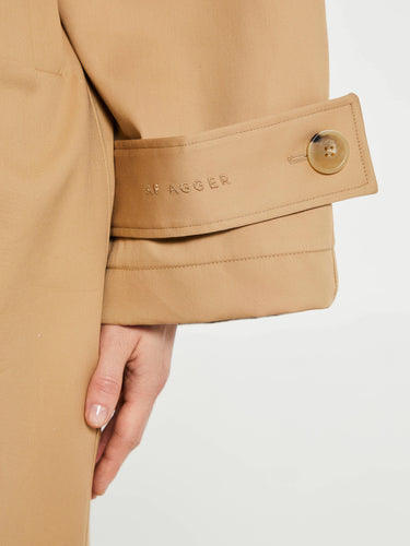 AF Agger - Water Resistant Coat in Beige