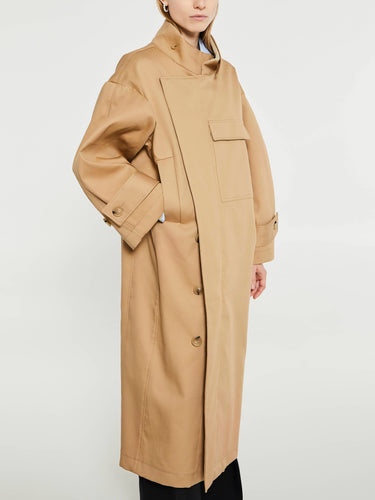 AF Agger - Water Resistant Coat in Beige