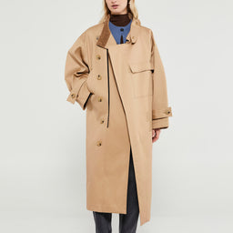 AF Agger - Water Resistant Coat in Beige