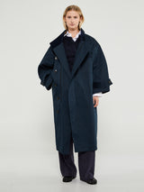 AF Agger - Water Resistant Coat in Navy
