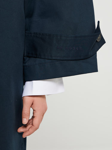 AF Agger - Water Resistant Coat in Navy