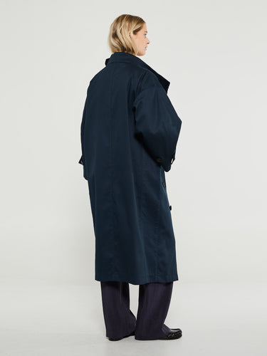 AF Agger - Water Resistant Coat in Navy