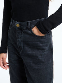 AF Agger - Barrel Jeans in Washed Black