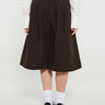 AF Agger - Linen Culottes Pants in Dark Brown