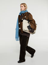 AF Agger - Klippan Boiled Wool Hooded Jacket in Brown