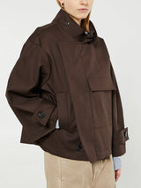 AF Agger - Water Resistant Jacket in Dark Brown