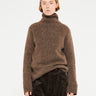 AF Agger - Brushed Knit Jumper in Brown