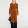 AF Agger - Suede Coat in Cognac