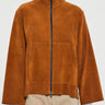 AF Agger - Suede Anorak Jacket in Cognac