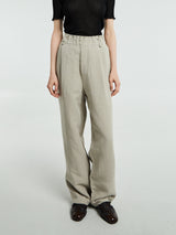AF Agger - Linen Casual Pants in Nature