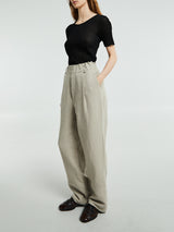 AF Agger - Linen Casual Pants in Nature