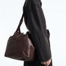 AF Agger - Leather Bucket Bag in Brown