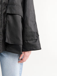 AF Agger - Oilskin Jacket in Black