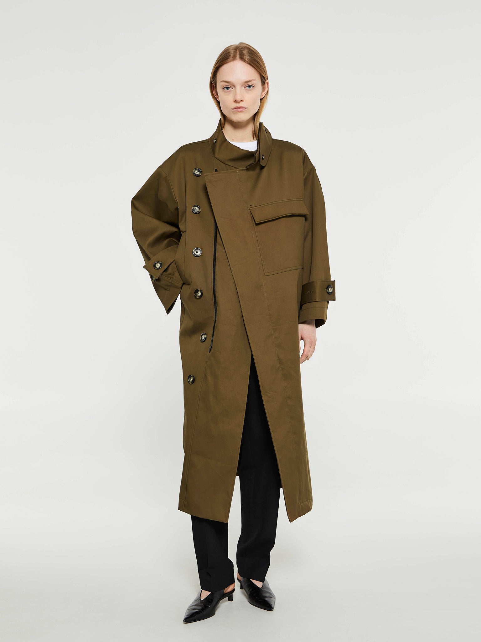 Water Resistant Coat in Loden