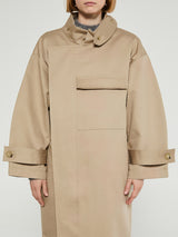 AF Agger - Water Resistant Coat in Cool Beige