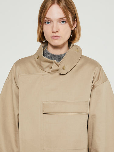 AF Agger - Water Resistant Coat in Cool Beige