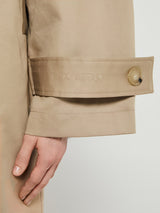 AF Agger - Water Resistant Coat in Cool Beige