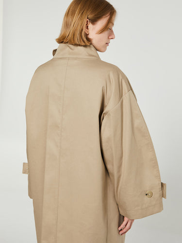 AF Agger - Water Resistant Coat in Cool Beige