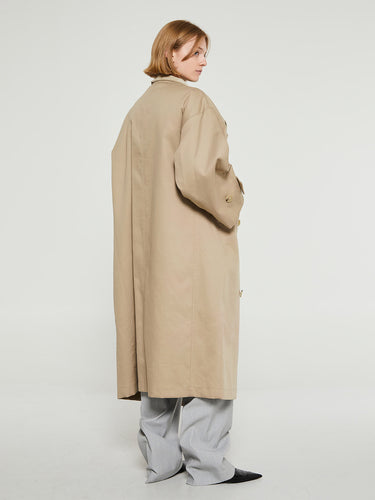 AF Agger - Water Resistant Coat in Cool Beige
