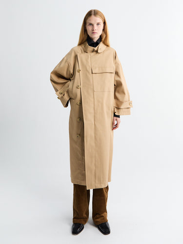 AF Agger - Water Resistant Coat in Beige