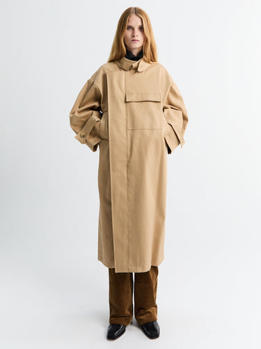 AF Agger - Water Resistant Coat in Beige