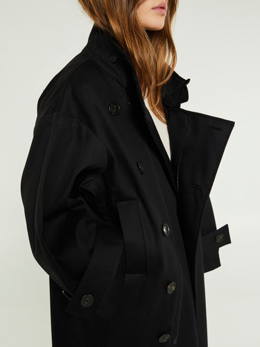 AF Agger - Water Resistant Coat in Black