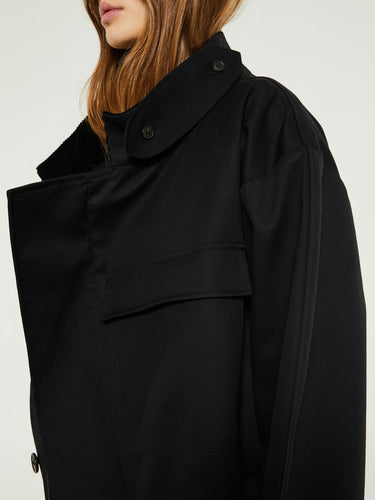 AF Agger - Water Resistant Coat in Black