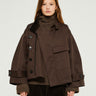 AF Agger - Water Resistant Jacket in Dark Brown