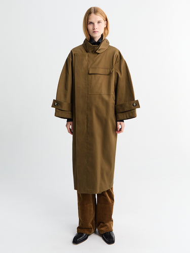 AF Agger - Water Resistant Coat in Loden