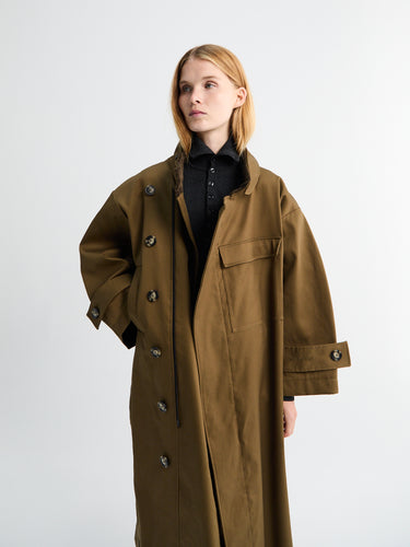 AF Agger - Water Resistant Coat in Loden