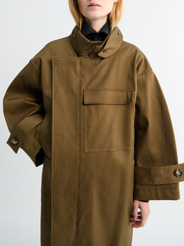 AF Agger - Water Resistant Coat in Loden