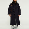 AF Agger - Hainsworth Wool Officer Coat in Navy