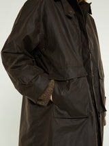 AF Agger - Oilskin Coat in Brown
