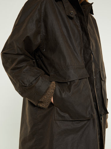 AF Agger - Oilskin Coat in Brown