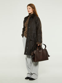 AF Agger - Oilskin Coat in Brown
