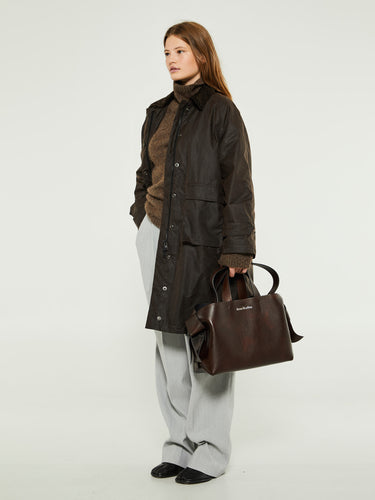 AF Agger - Oilskin Coat in Brown